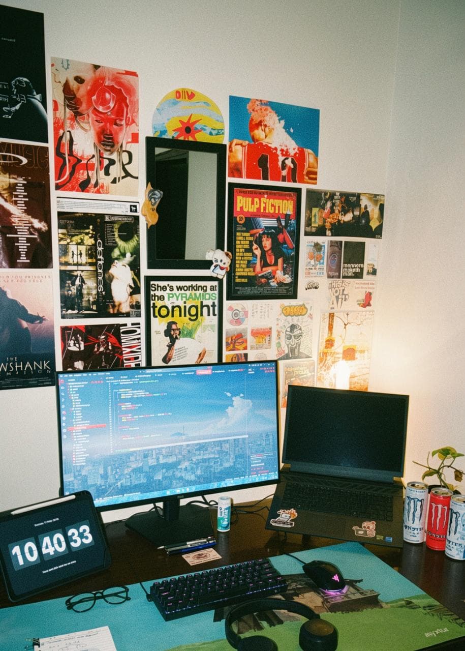 Nilesh's workstation